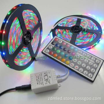12v RGB led flashlight with 24 keys or 44 keys controller